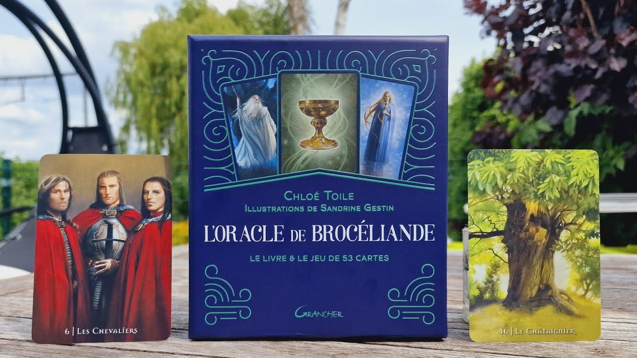 🦌🌳L'oracle de Brocéliande de Chloé Toile aux Éditions Grancher🌳🦌