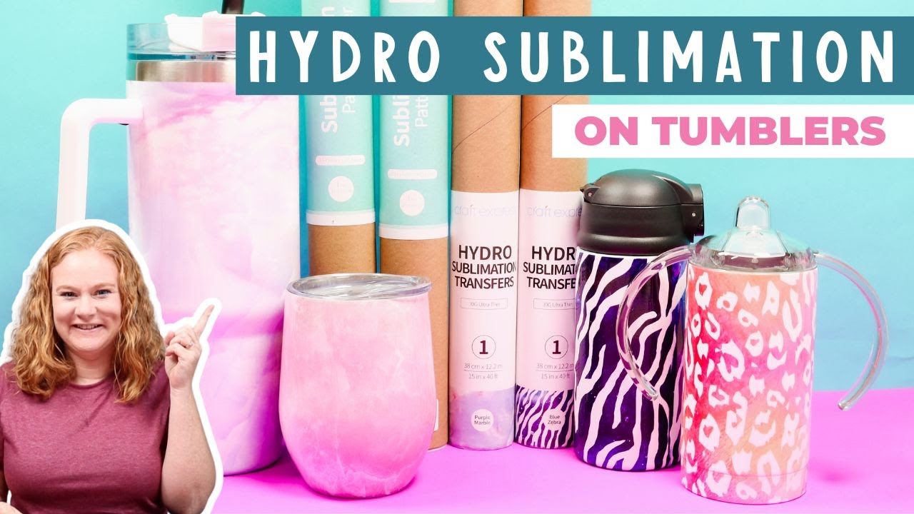 How to Use Hydro Sublimation Sheets on Tapered Tumblers
