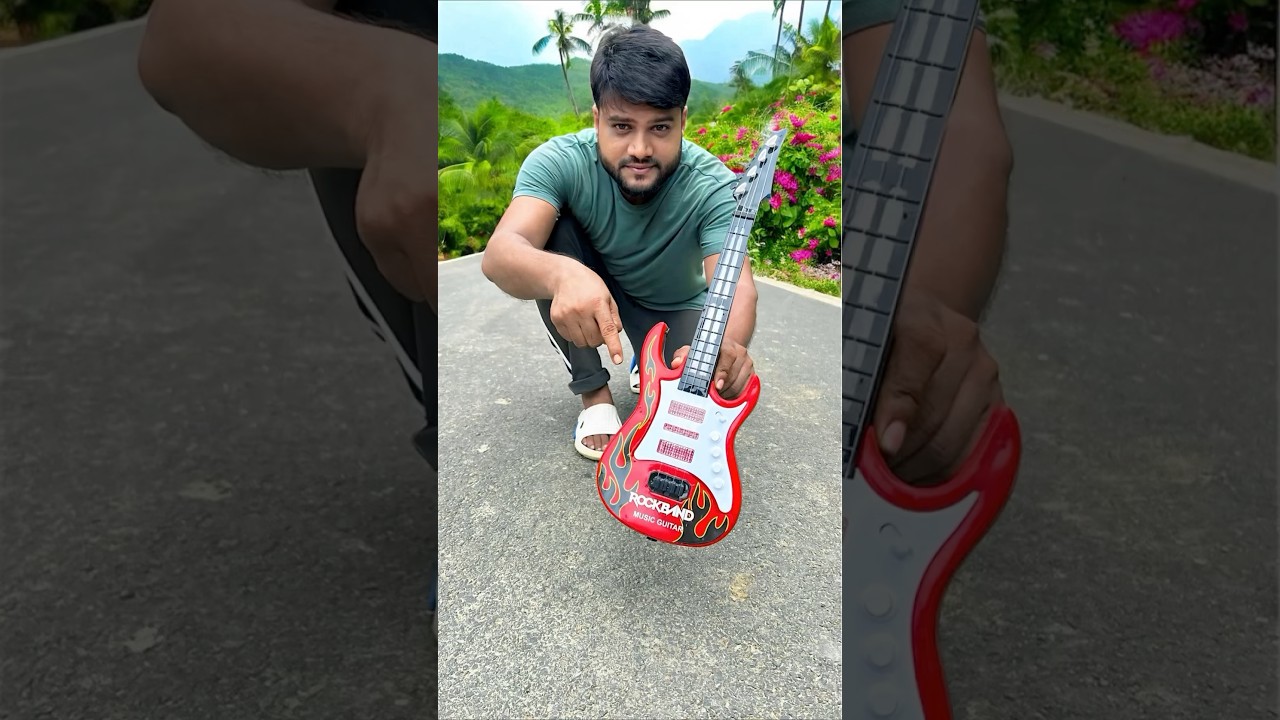Amar Puran Red Electric Guitar🎸unboxing deko🔥