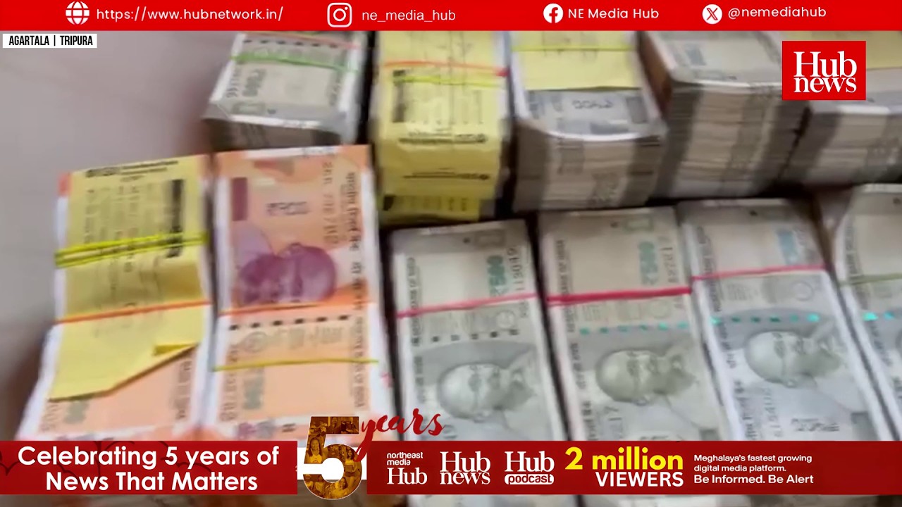 Tripura security personnel arrested after video of cash bundles goes viral