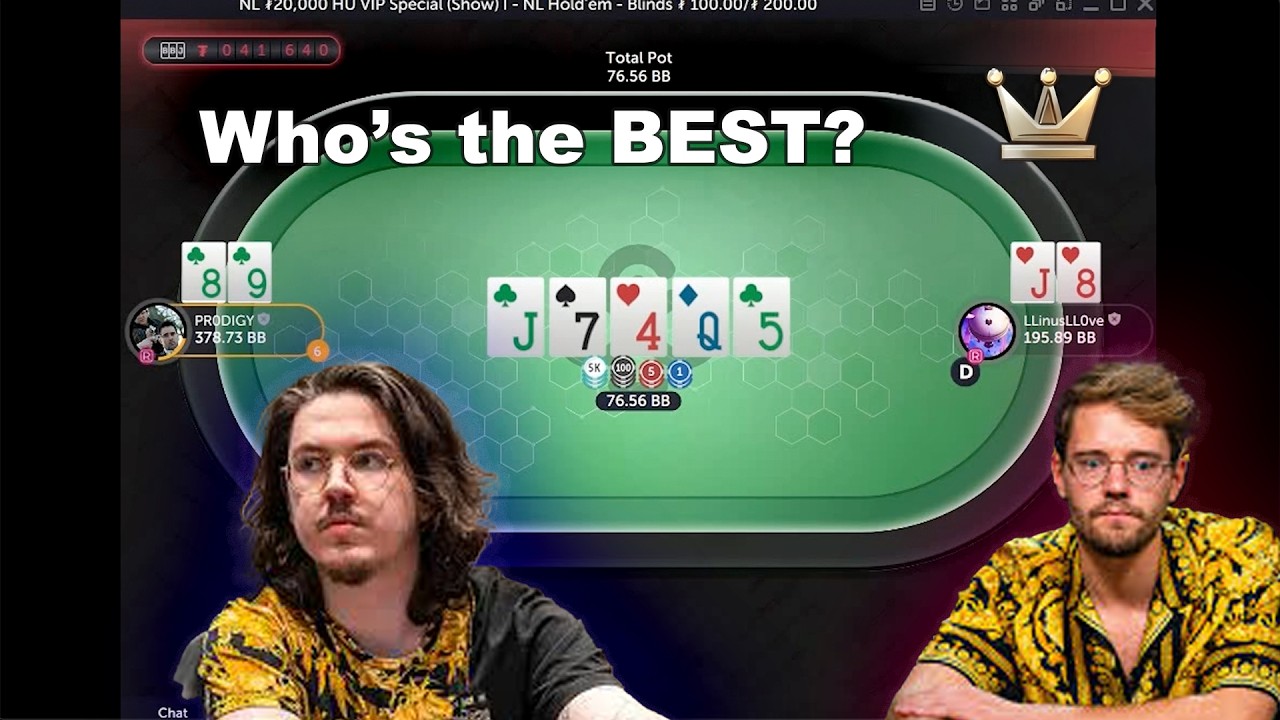 PRODIGY (Owen Messere) vs. LLinusLLOve (Linus Loeliger) CARDS-UP: 100/200 HU GLORY BATTLE