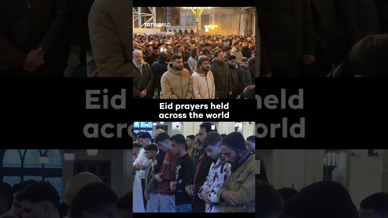 Muslims worldwide gather to mark Eid al Fitr