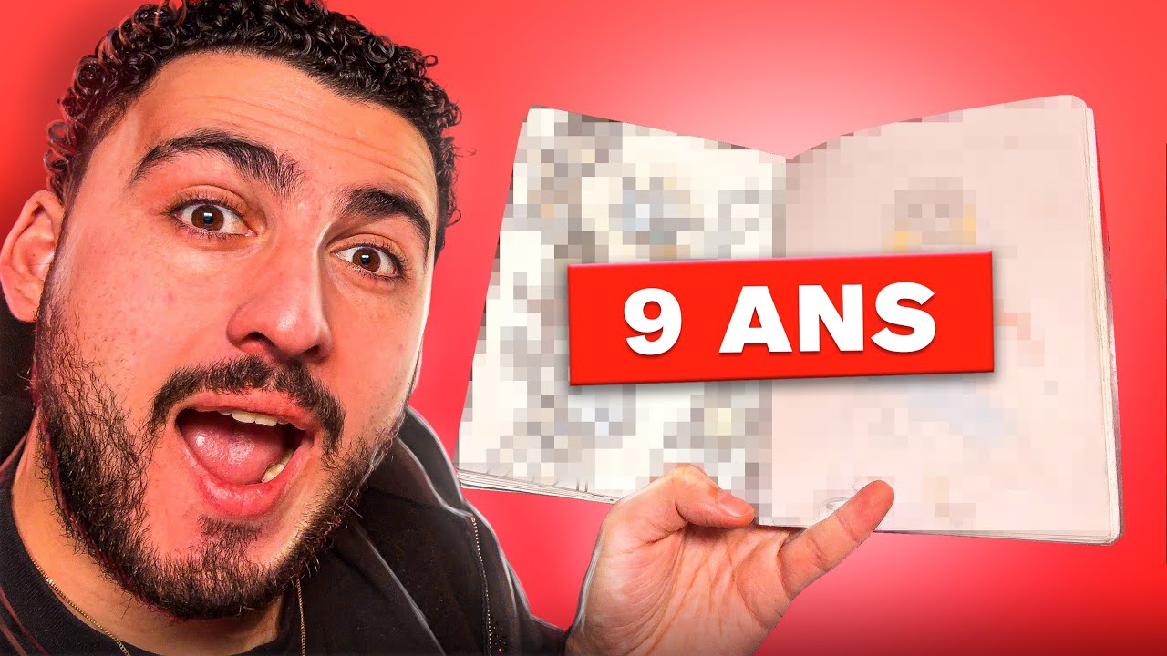J&rsquo;AI RETROUV&Eacute; MON PREMIER CARNET DE DESSIN