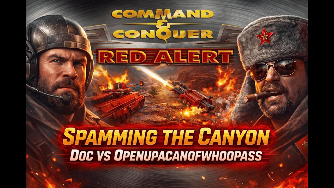 Command & Conquer: Red Alert Remastered — Spamming the Canyon