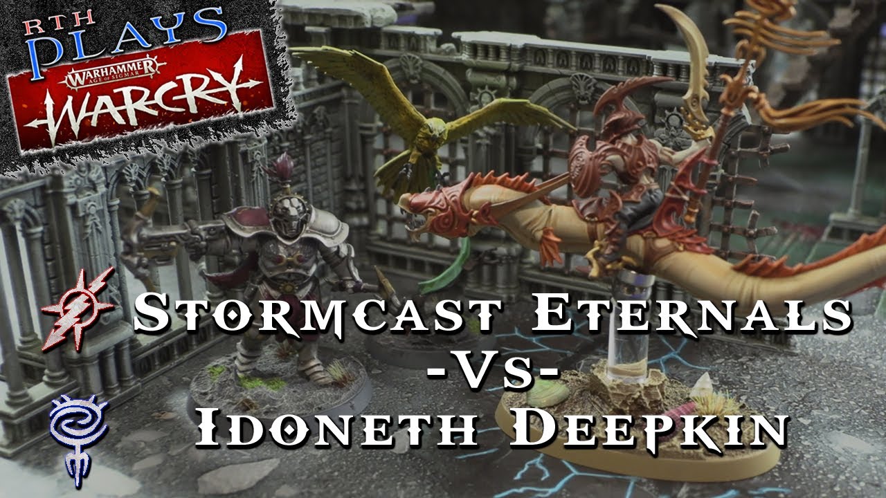 RTH Plays: Warcry!  Stormcast Eternals -Vs- Idoneth Deepkin