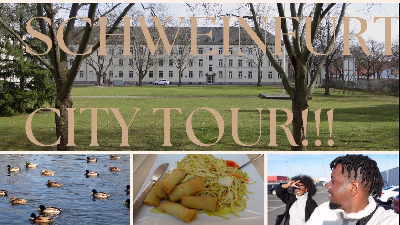 SCHWEINFURT CITY TOUR  ||  VLOG  ||  THWS UNI || SHOPPING ( NEW VLOG 2023 )❤️😎🧑🏿‍❤️‍👩🏾