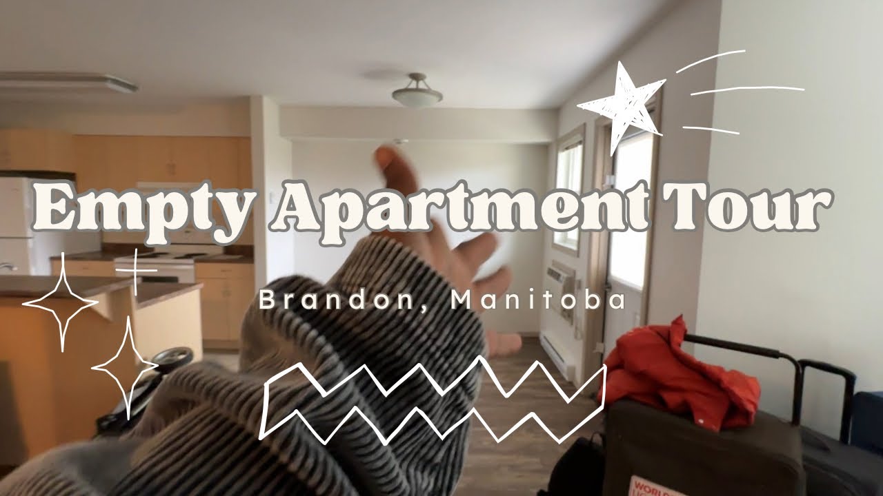 What You Can Rent in Brandon Manitoba | Empty Apartment Tour | New to Canada 🇨🇦 | Hydro, Water Bills