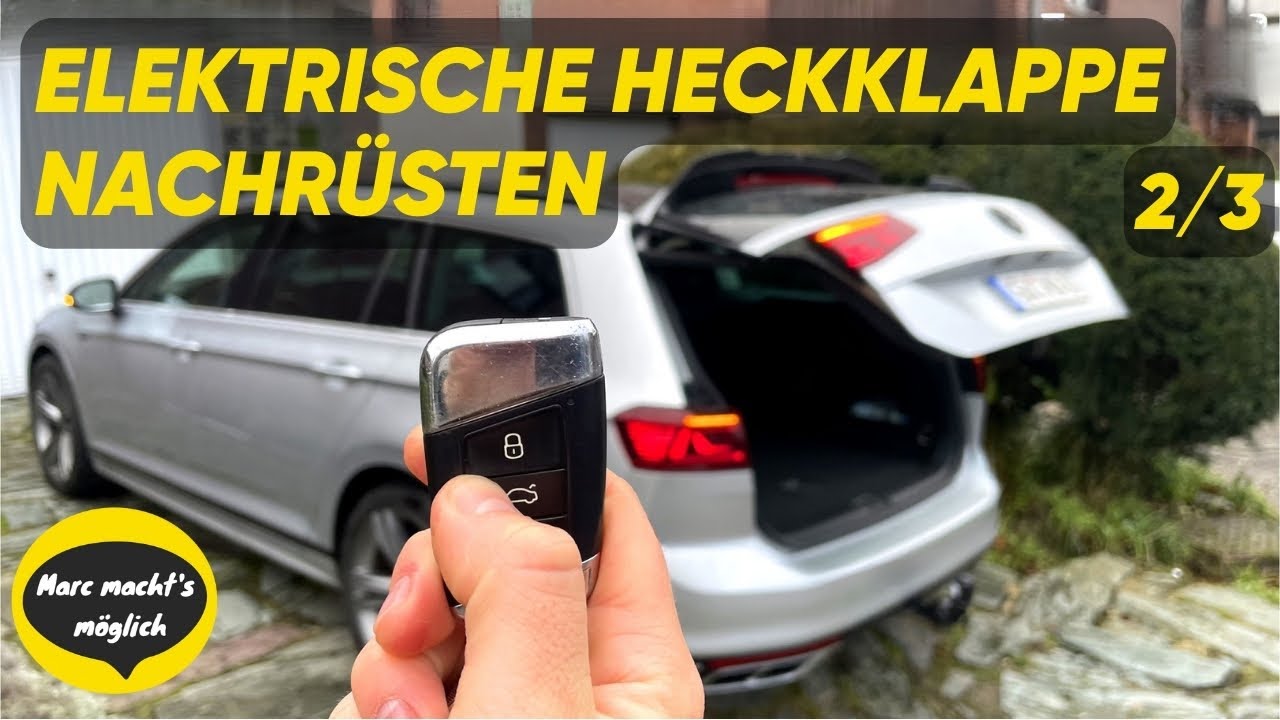 2/3 Original VW Elektrische Heckklappe nachrüsten | electric tailgate retrofit Passat B8 3G tutorial