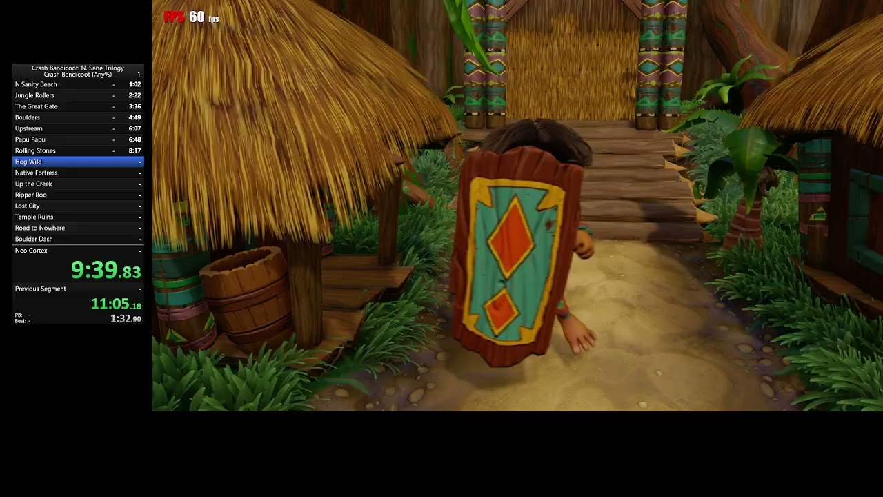 Crash Bandicoot 1:05:36 ANY% (NST) PC SPEEDRUN