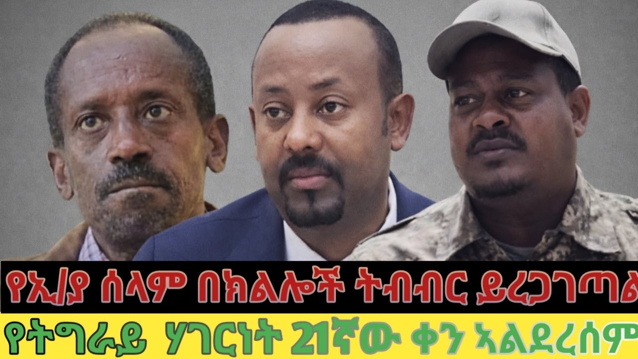 የኢ/ያ ሰላም በክልሎች ትብብር ይረጋገጣል:: የትግራይ  ሃገርነት 21ኛው ቀን ኣልደረሰም::