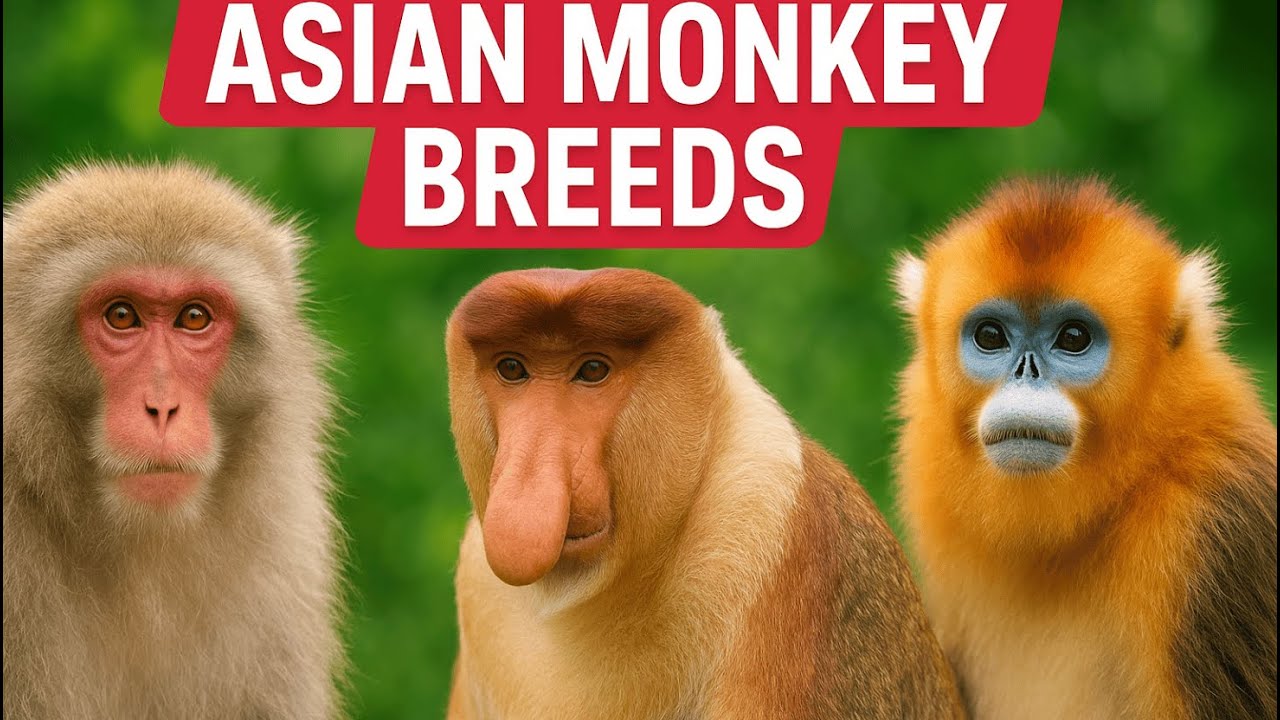 10 Incredible Asian Monkey Breeds That Will Surprise You