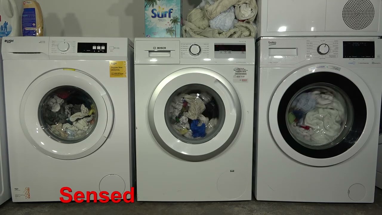 Wash Race - 2020's Bosch vs. Bush vs. Beko / Cotton 60'c