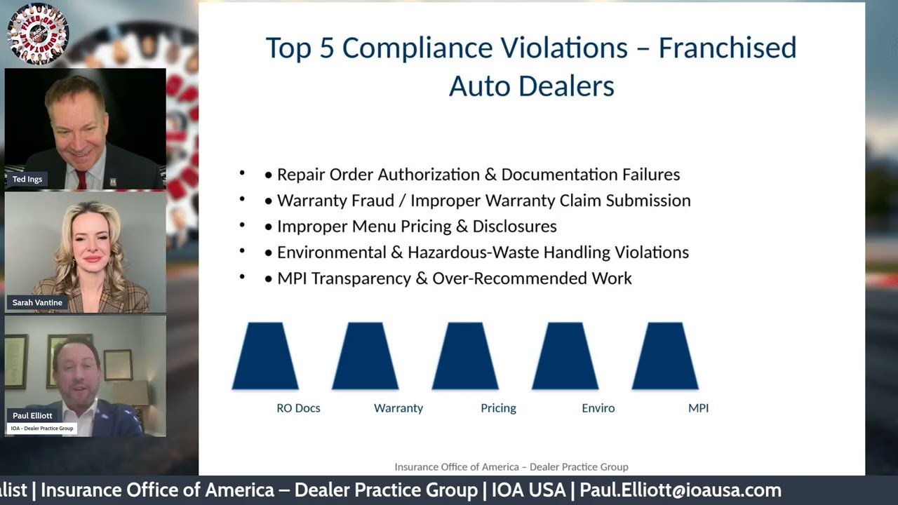 Insurance Office of America – USA – Paul Elliott at Ted Ings' Fixed Ops Roundtable Rock Revolution