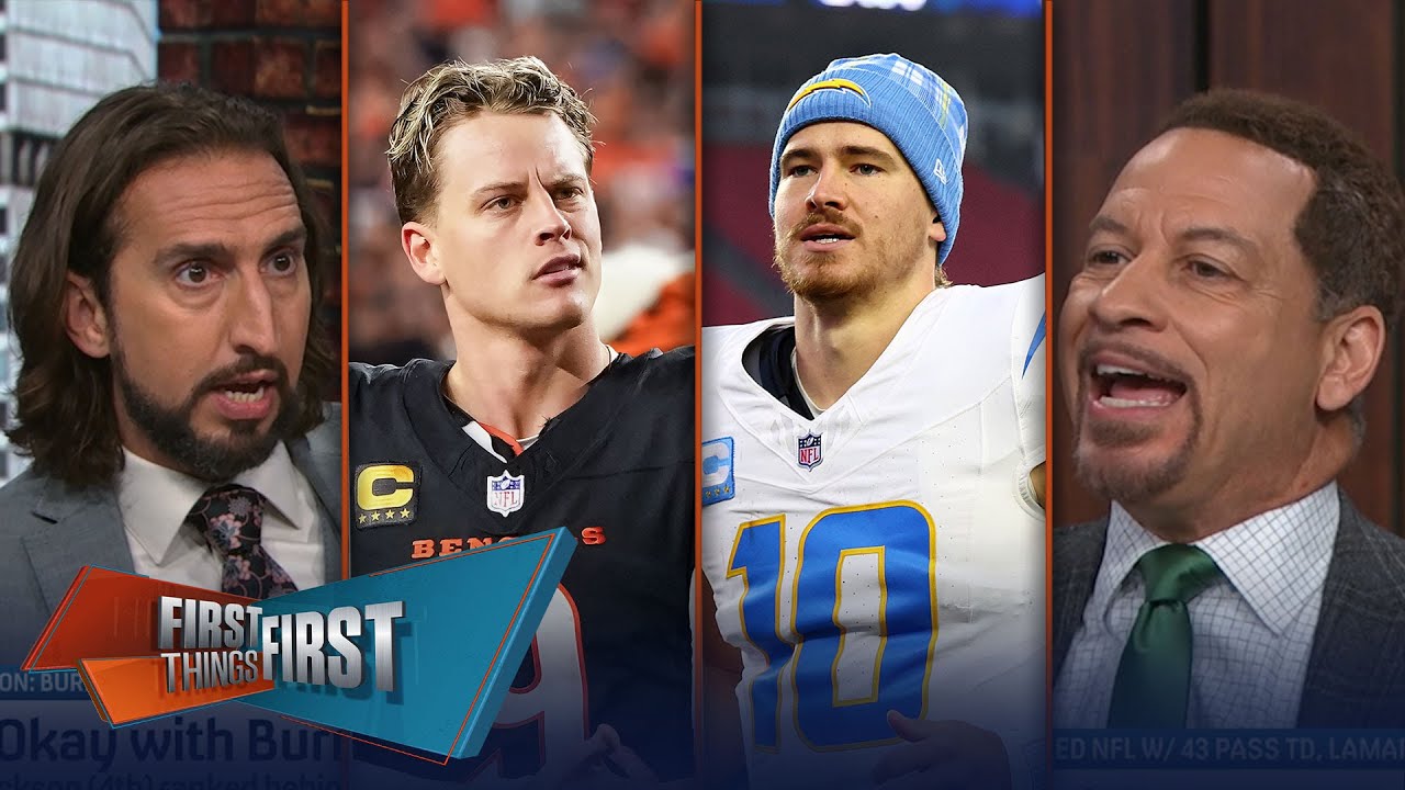 NFL Execs rank Burrow above Lamar, Herbert above Hurts — Do you agree? | FIRST THINGS FIRST