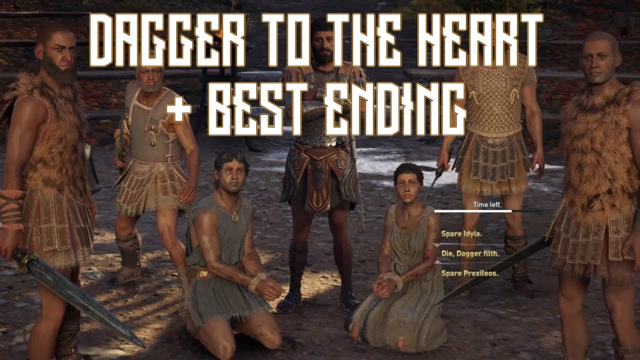Assassin's Creed Odyssey - Dagger to the Heart Sidequest All Endings Walkthrough