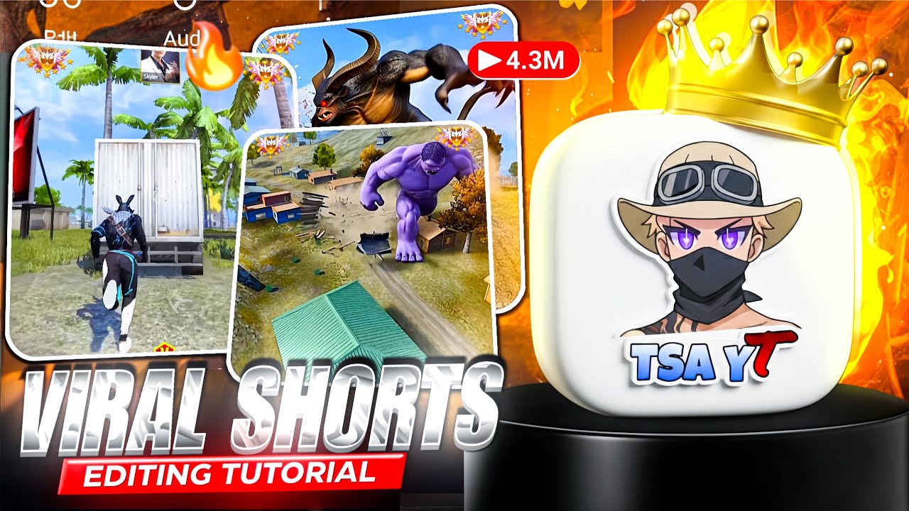Pro-Level AI Shorts Editing Tutorial Like @TSA_YT44 ⚡|| Free Fire Viral AI Shorts Editing 😱||