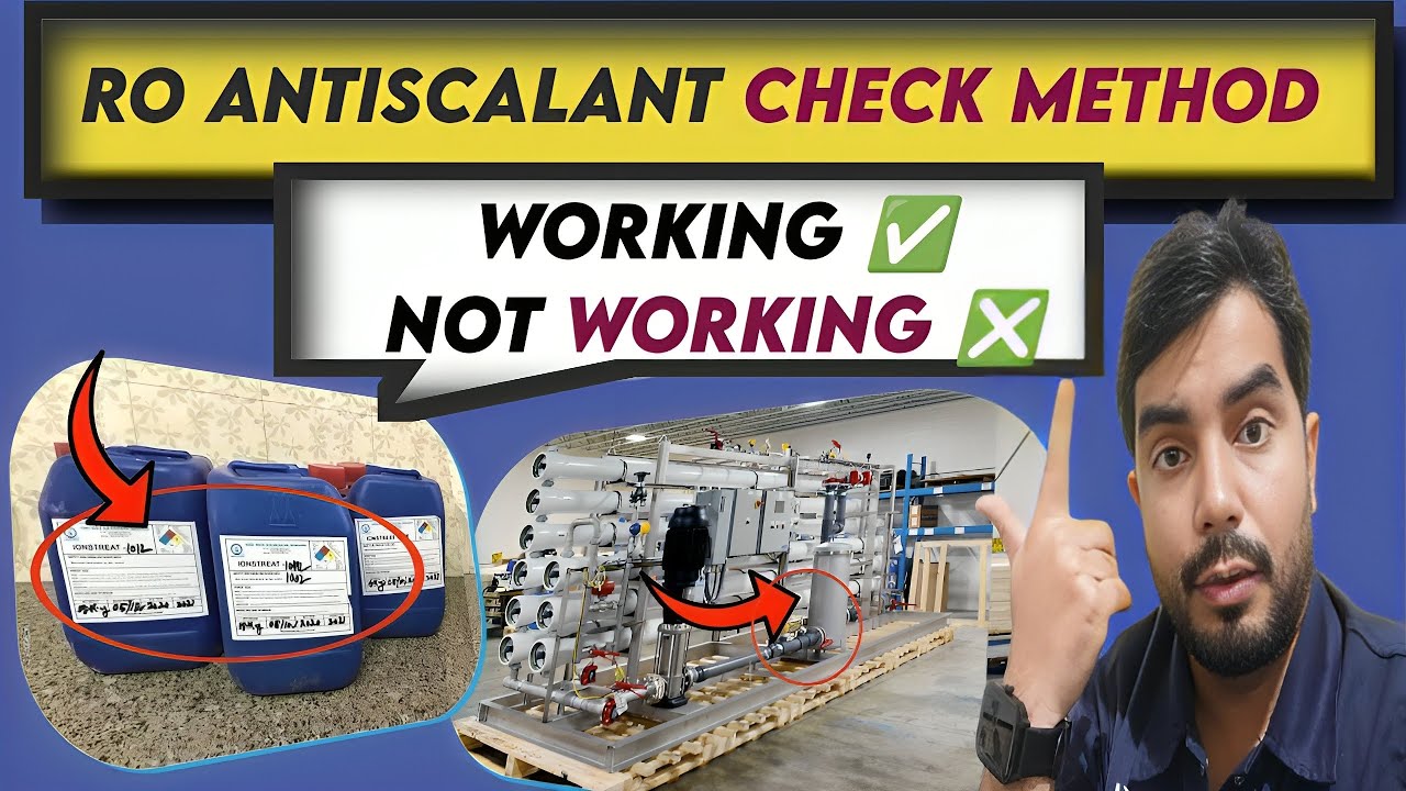 RO Plant Operator Training| RO Membrane Antiscalant| RO Antiscalant Chemical check