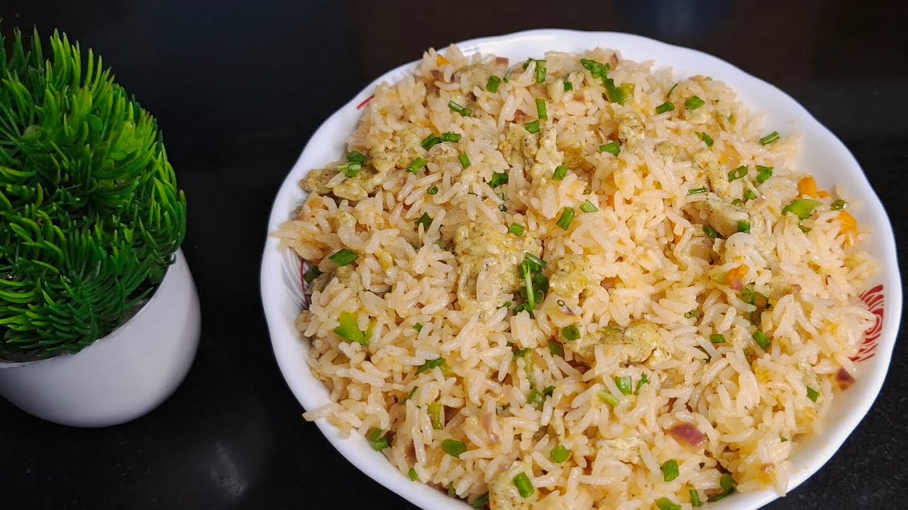 ಎಗ್ fried ರೈಸ್ restaurant style 😋 #delicious #food #recipe 