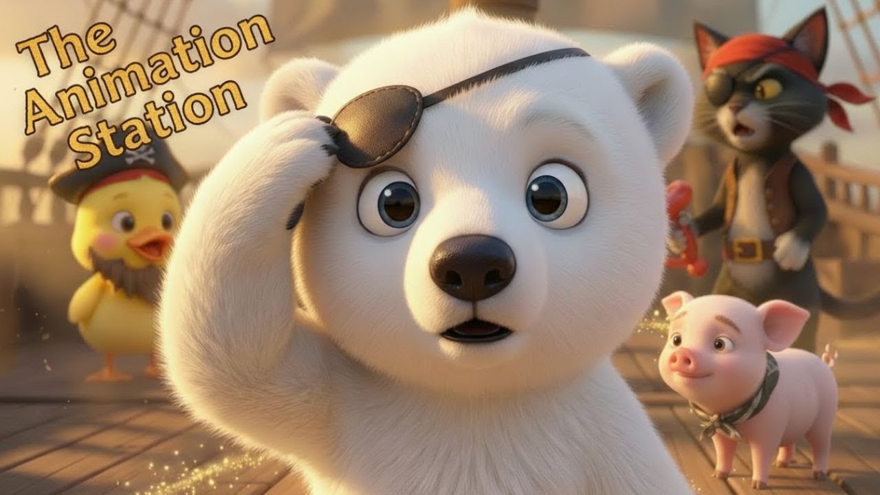 Yellow Ducky and The Lost Polar Bear Animal Adventure Cartoon For All Ages