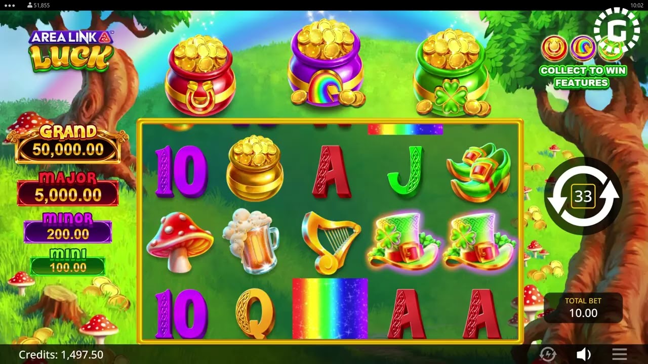 Area Link Luck by Area Vegas Slot Features | GamblerID