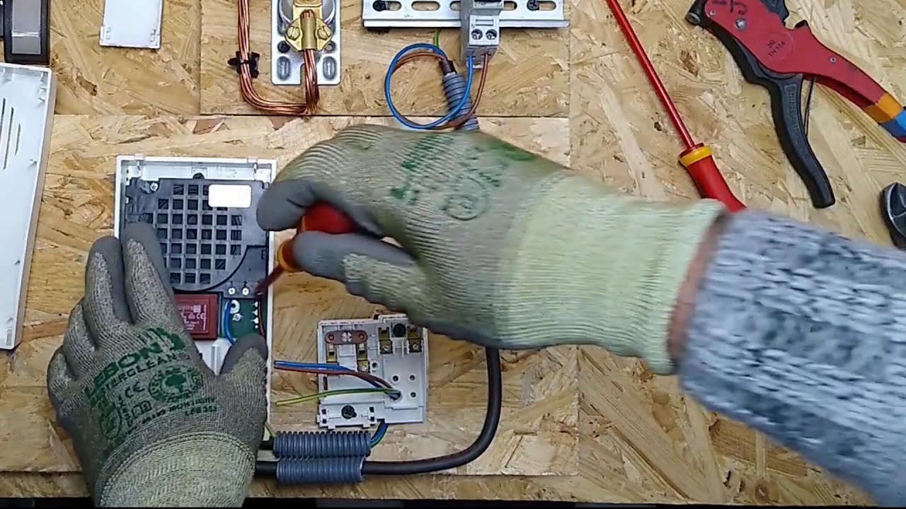 Raccordement d'une sonnette filaire
