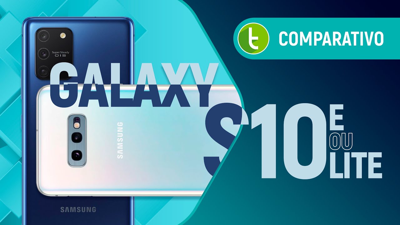 GALAXY S10E vs S10 LITE: a ESCOLHA vai muito ALÉM DO TAMANHO | Comparativo