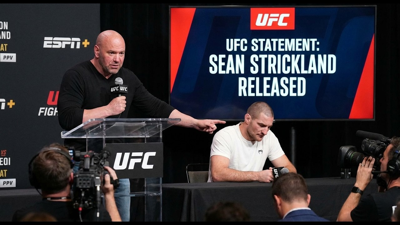 Sean Strickland OUT of the UFC?! Dana White Sparks Chaos