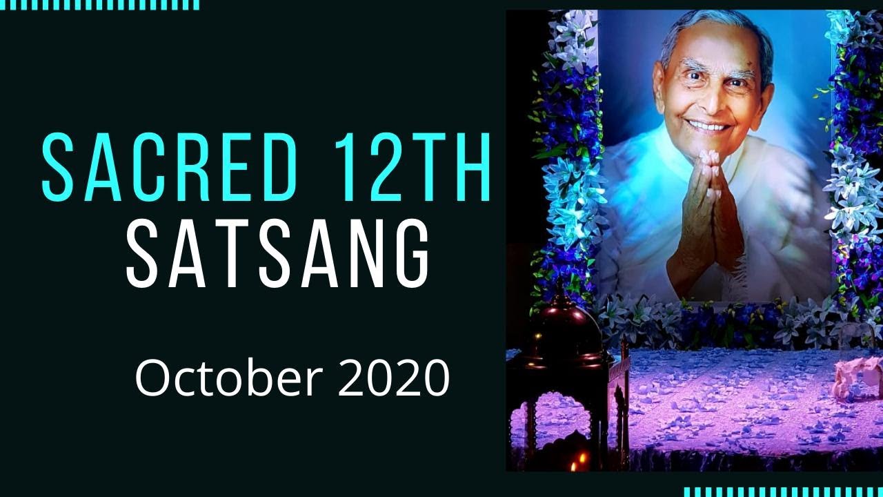Sacred October 12th | LIVE Satsang & Dada Vaswani's Upadesh (English subtitles)