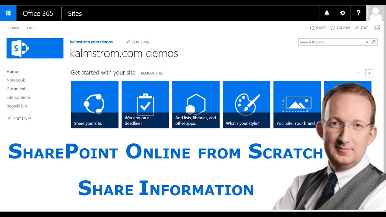 Office 365 from Scratch &ndash; 3 Ways to Share Information in SharePoint