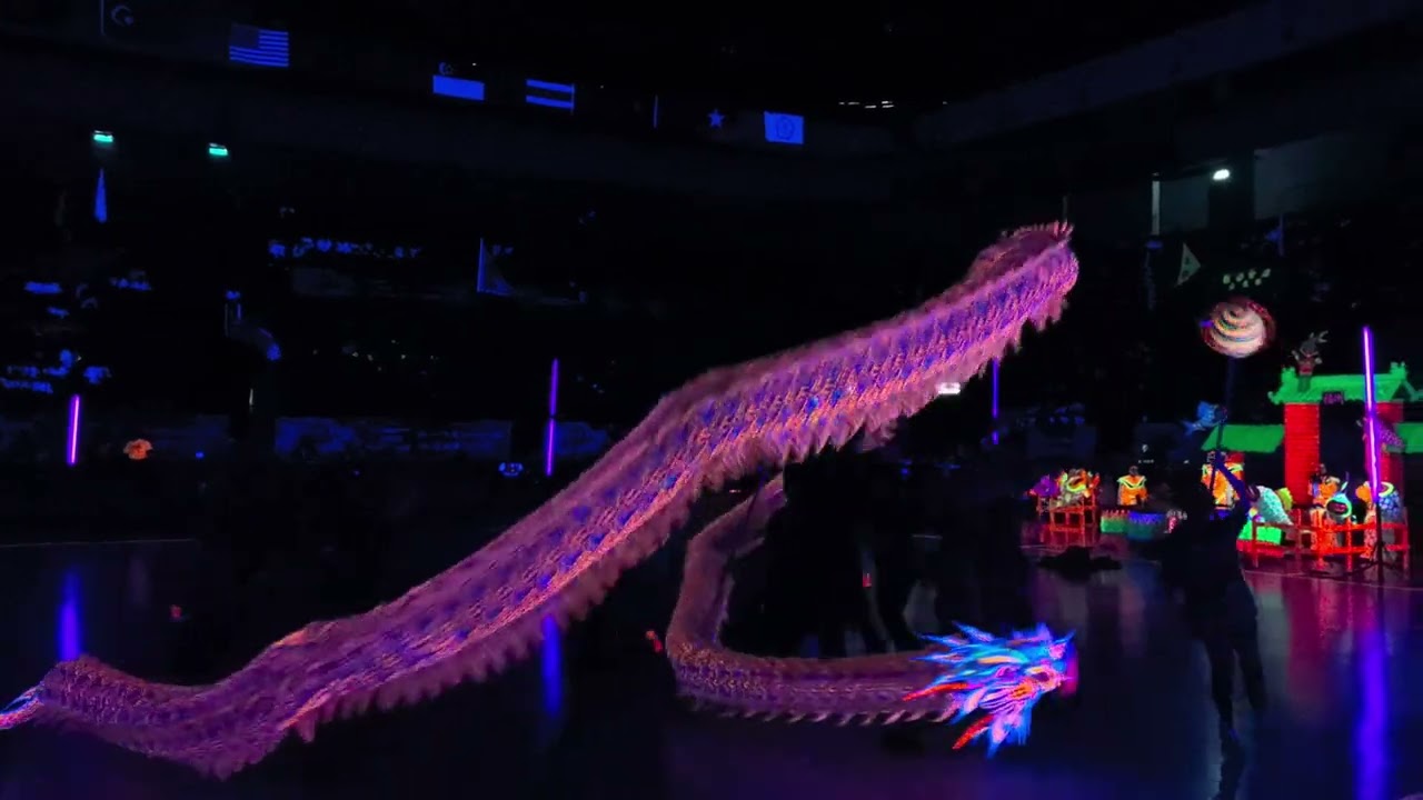 《马来西亚新山福州十邑会馆舞龙队》 世界龙王争霸賽~夜光龙国际赛 @ LARKIN INDOOR STADIUM, JOHOR BAHRU • 6/JAN/2024