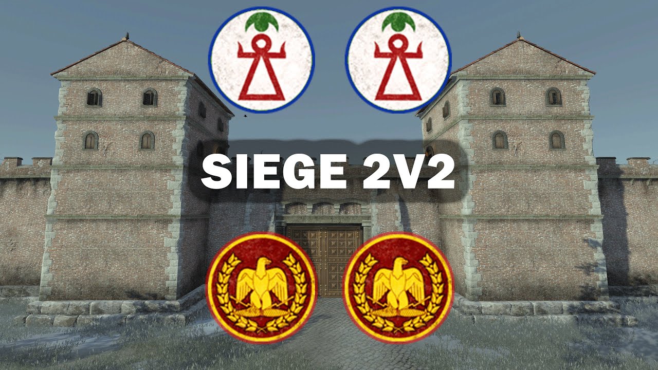 EPIC 2V2 SIEGE - Total War: Rome II