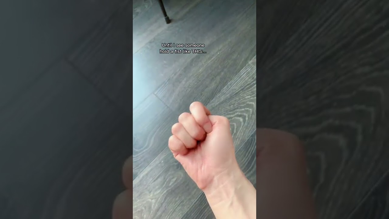 Which way do you hold your fist? The last one is funny. #muaythai #martialarts #combatsports #fist