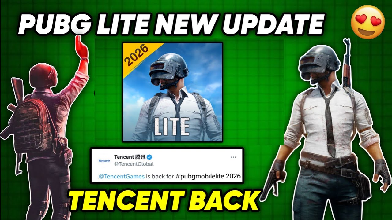 FINALLY! PUBG LITE NEW UPDATE IS HERE😍 | TENCENT BACK IN PUBG MOBILE LITE 🤯 
