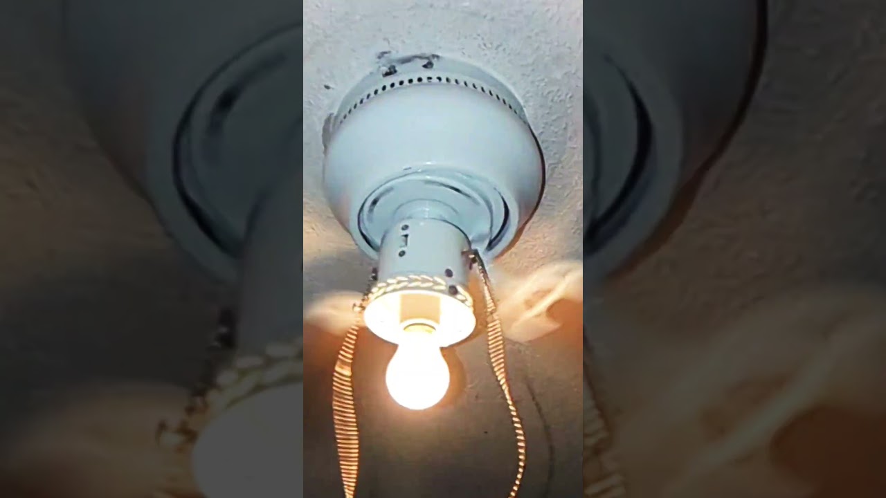 Crazy ceiling fan wobbling 