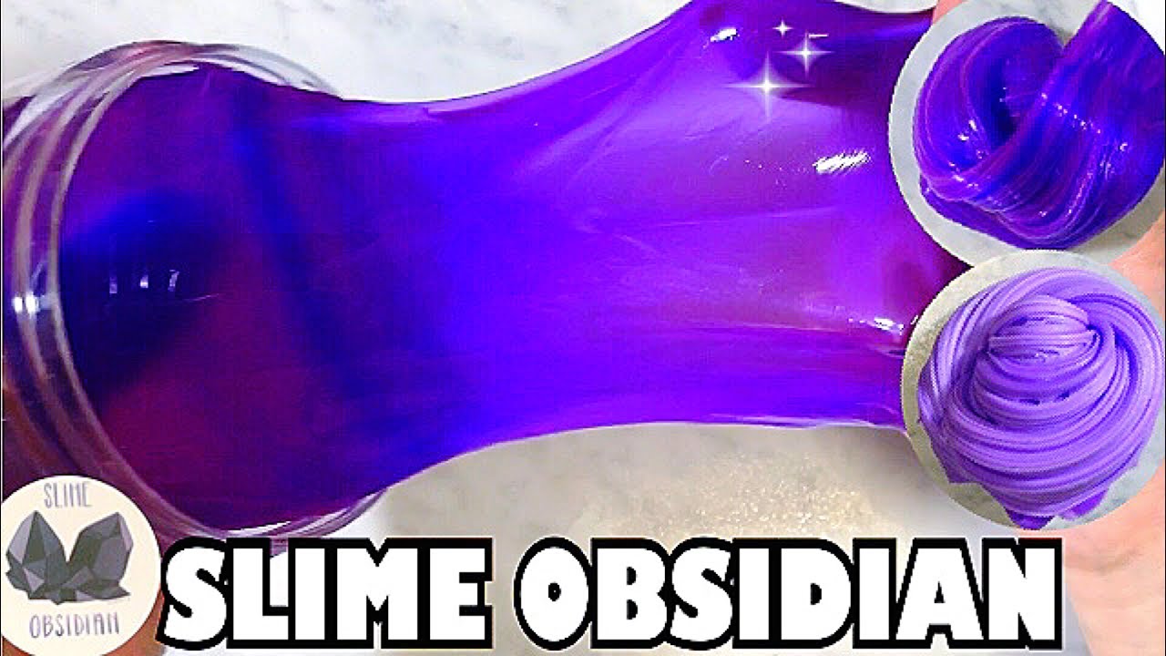 【SLIME OBSIDIAN💎.◌ウルトラバイオレット💎.◌】【ASMR】100% honest slime review