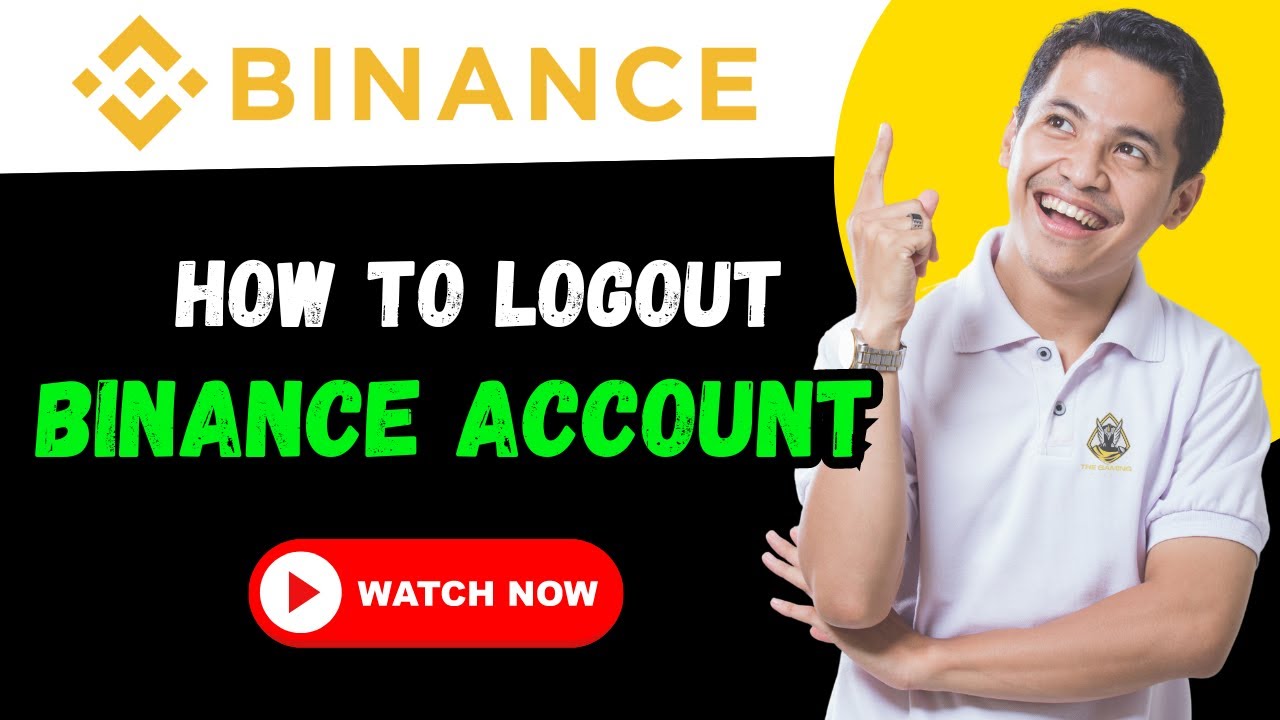 How to logout Binance account?