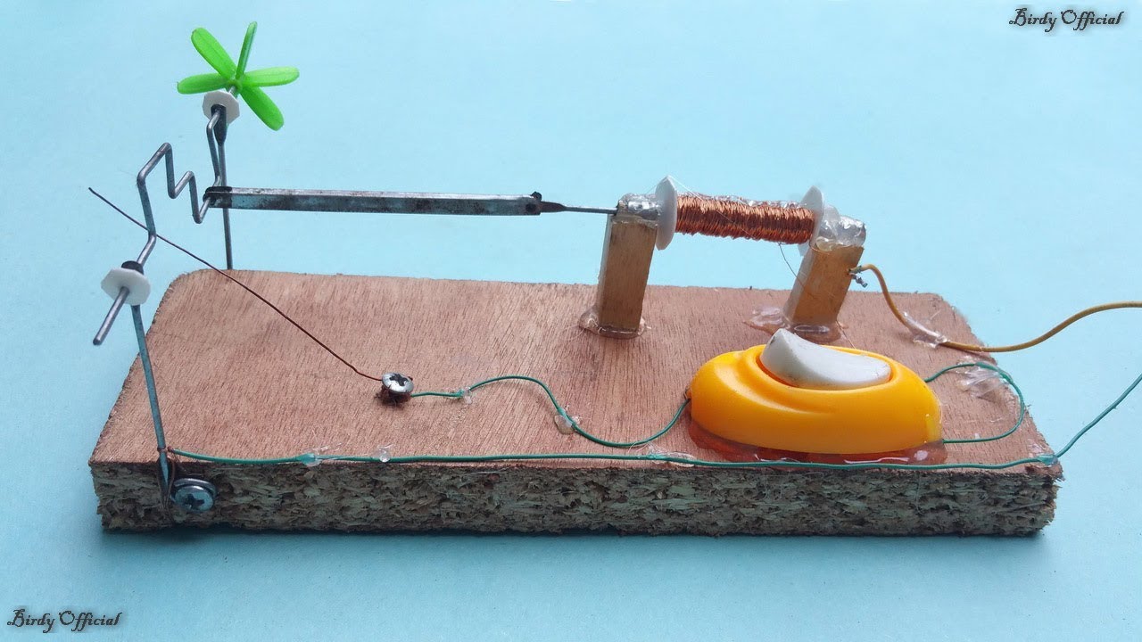Solenoid Engine - How to Make Solenoid Engine - Science Project