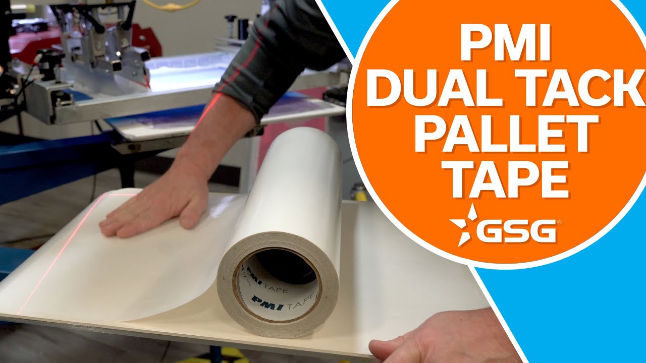 PMI Dual Tack Pallet Tape | No More Spray Adhesive