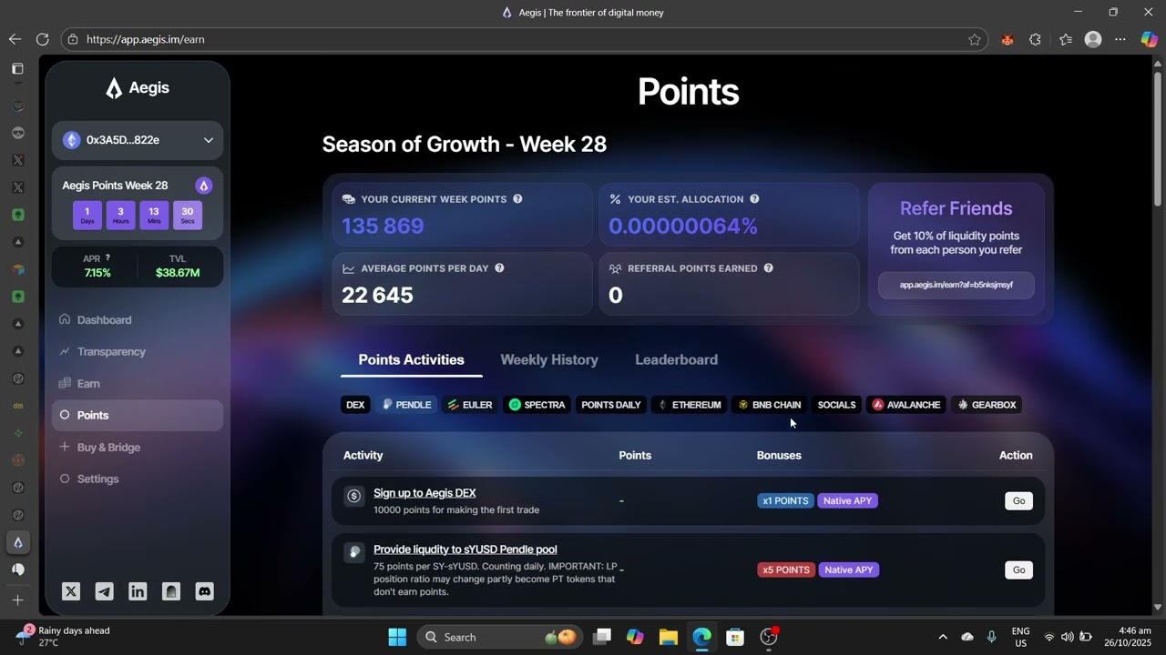 Aegis Airdrop - Don't Fade The Free Stablecoin Airdrop!