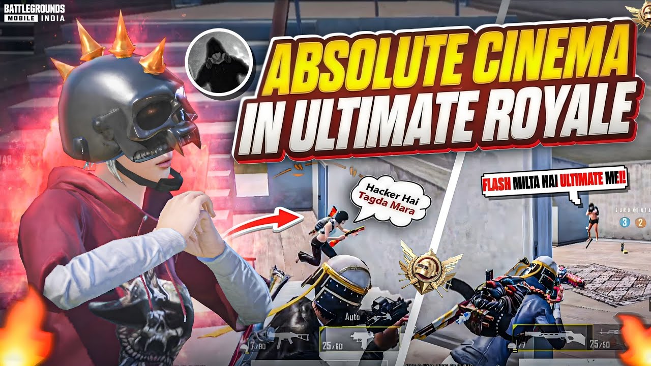 ABSOLUTE CINEMA IN ULTIMATE ROYAL ☠️ | BGMI🇮🇳