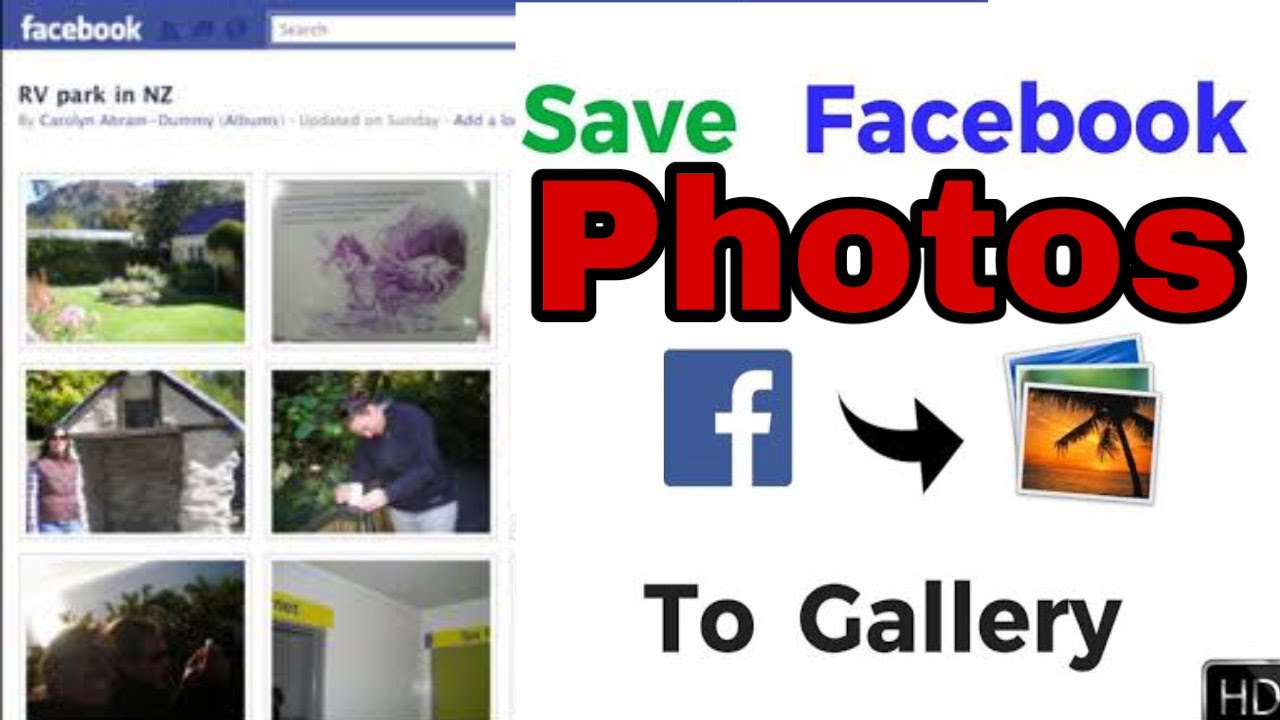 How to Save Pictures from Facebook | how to save photos from facebook to phone