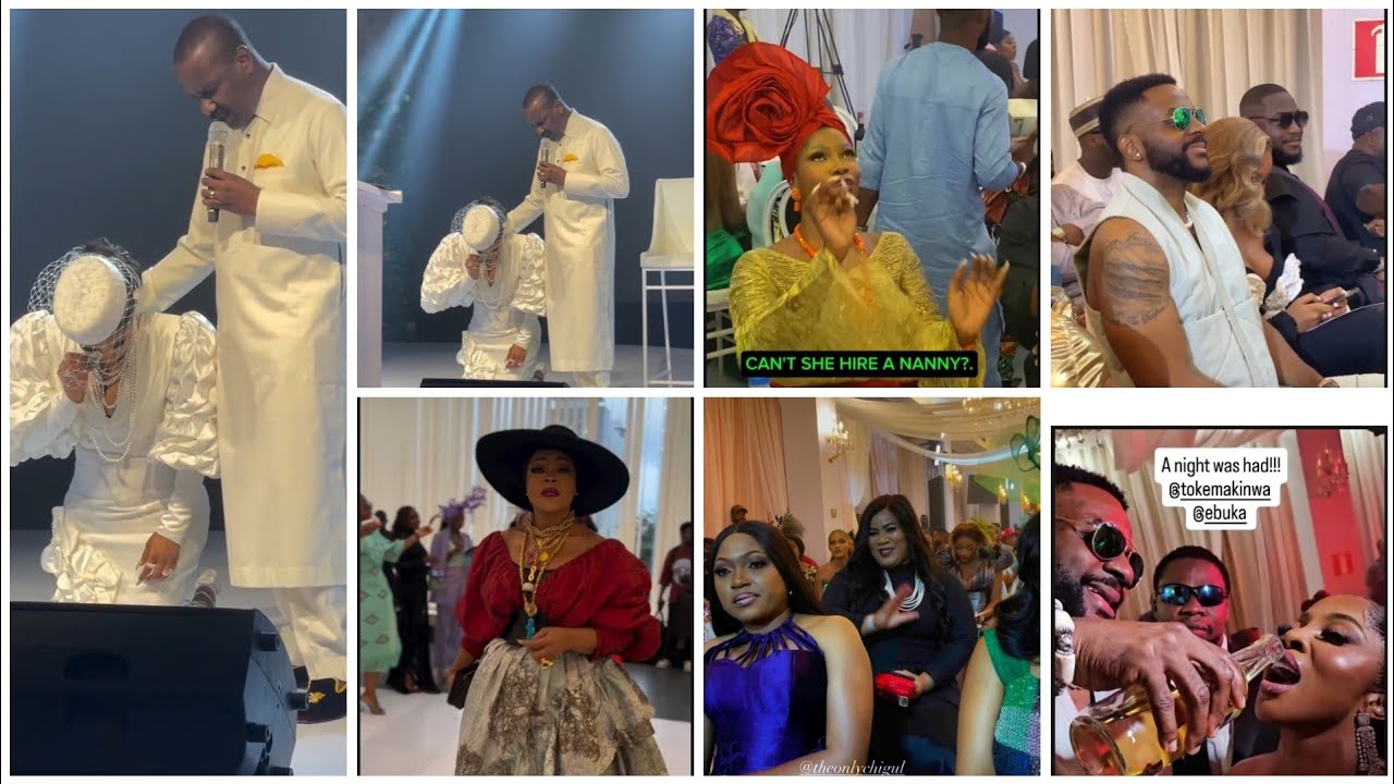 Tears flow at Toke makinwa's birthday thanksgiving,recalls how she became an orphan at 8 years.