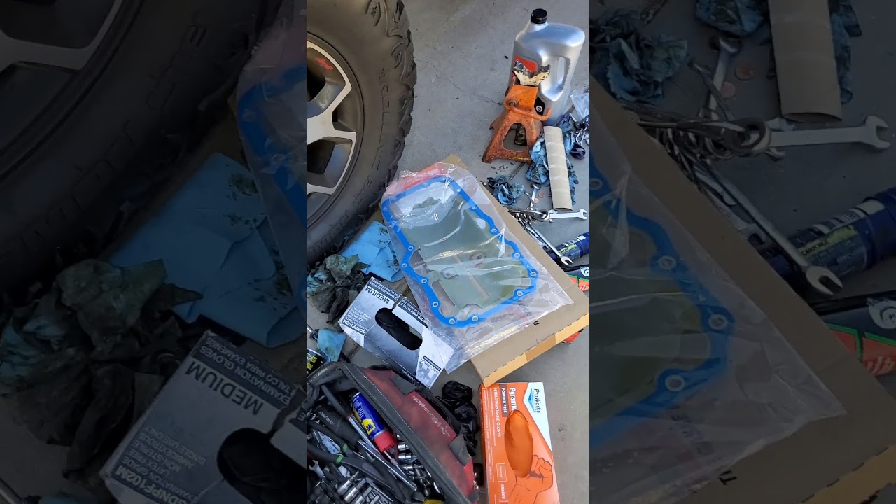 Jeep grand cherokee laredo 2005 3.7 como cambiar empaque de la tina del aceite