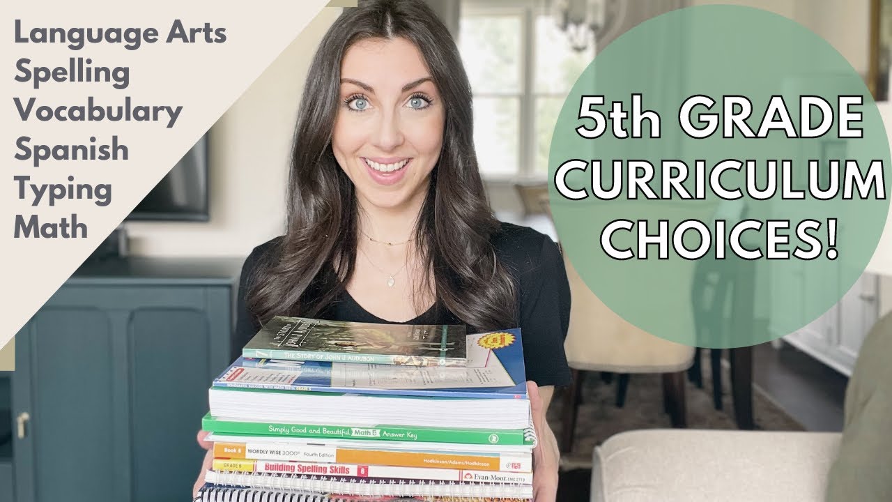 5th Grade Homeschool Curriculum Choices ~Language Arts, Math, Spelling, Writing, Art, Typing/Spanish
