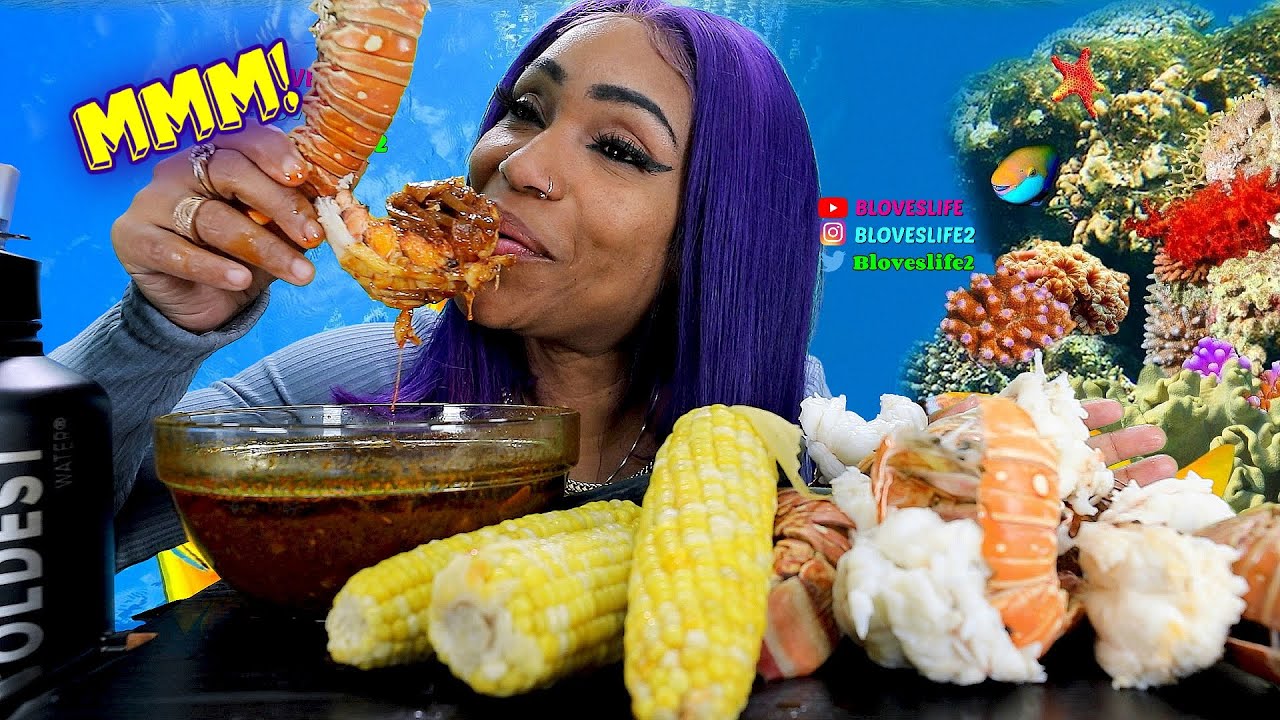 Lobster Tail Boil Mukbang