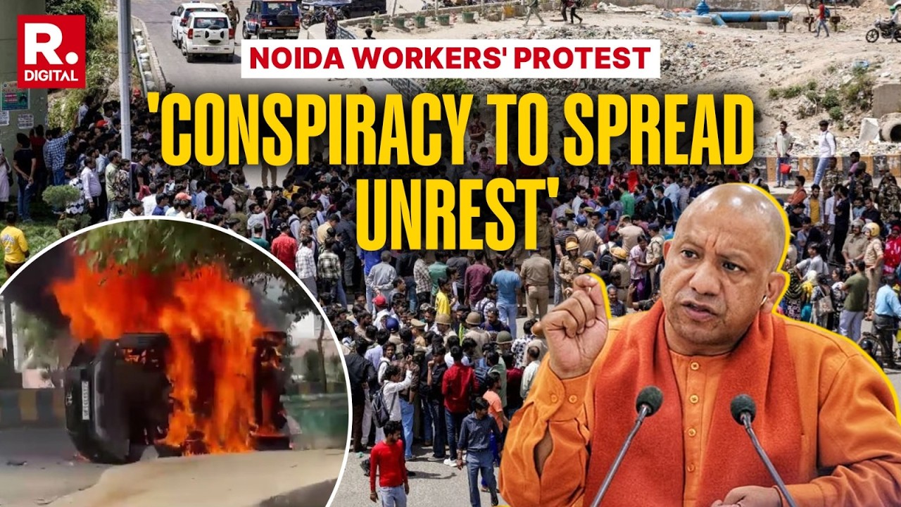 Noida Protests Turn Violent: UP CM Yogi Adityanath Alleges Conspiracy To Spread Unrest