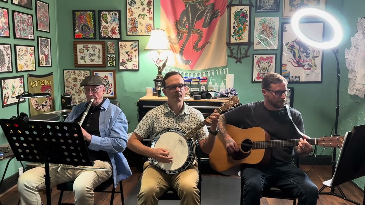 Draoiobáin first rehearsal. Planxty Irwin / Kesh Jig / Swallowtail Jig