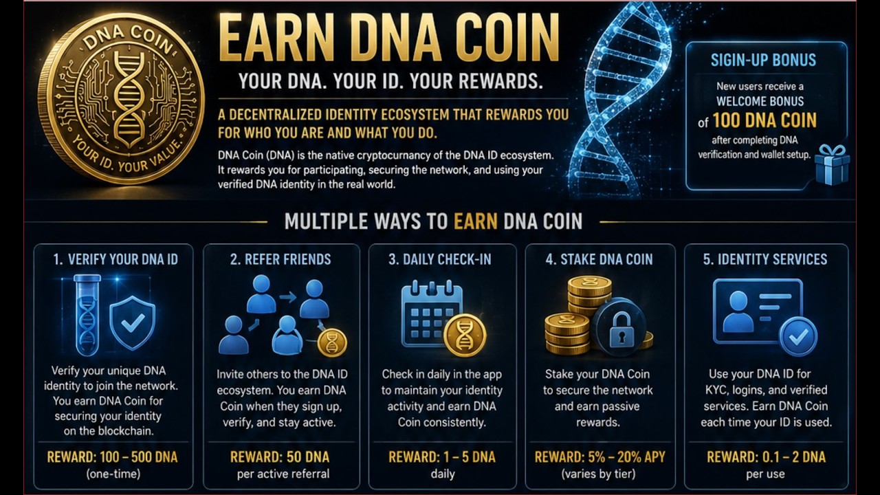 DNA Crypto Coin Roll Out.