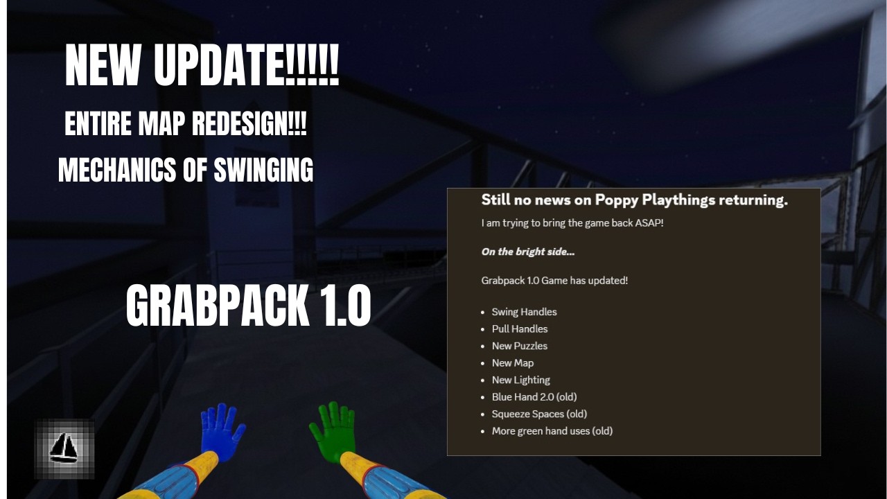 Playing the newest update of GRABPACK 1.0!!!
