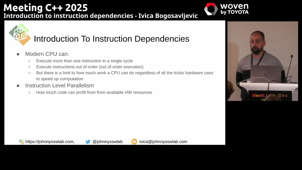 Instruction Level Parallelism and Software Performance - Ivica Bogosavljevic - Meeting C++ 2025